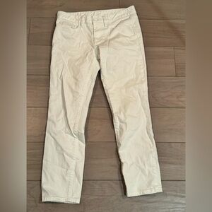 TORY BURCH White Alexa cropped skinny jeans size 27 LIKE NEW